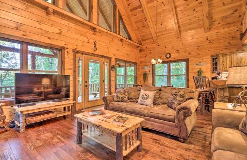 Logan Casa | Serenity Now Cabin with Fire Pit and Game Room!
