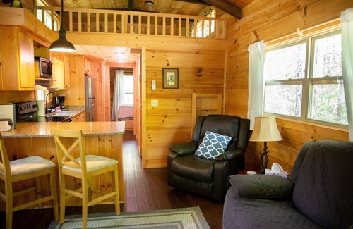 Mill Spring Cabina | Serenity Ridge Cabin D: Hideaway + Hot Tub