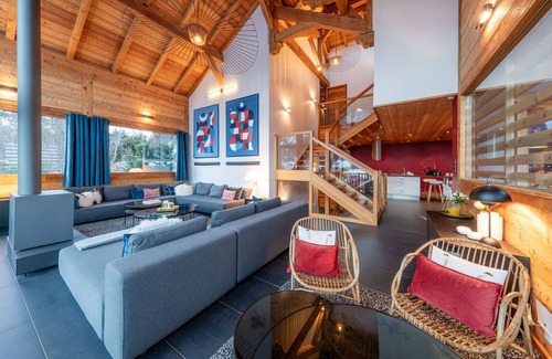 La Salle-les-Alpes Chalet De Esquí | Serre-Chevalier: chalet de lujo de 5 estrellas, zona de spa, vista panorámica