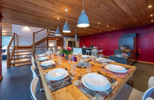 La Salle-les-Alpes Chalet De Esquí | Serre-Chevalier: chalet de lujo de 5 estrellas, zona de spa, vista panorámica