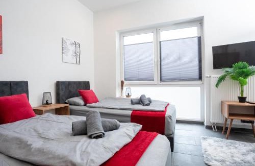 Hochlarmark Apartamento | Serviceroom24 - Apartment 3 in Recklinghausen Hoch WLAN - Smart-TV - 24-7 Check-in und Küche