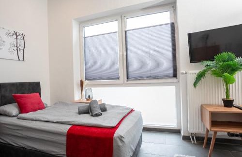Hochlarmark Apartamento | Serviceroom24 - Apartment 3 in Recklinghausen Hoch WLAN - Smart-TV - 24-7 Check-in und Küche