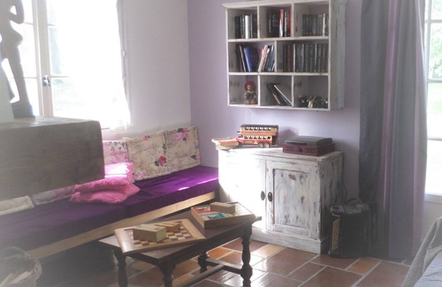 Breuil-Barret Casa | Sganarelle-Doble con dos camas-Confortable-Baño Privado-Vista al Parque