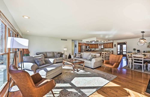 Grove Casa | Shared Hot Tub, Pool & Dock: Lakefront Grove House