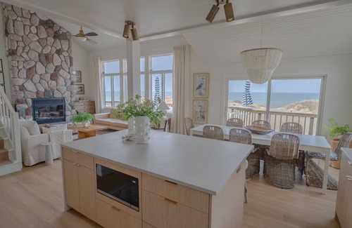 Benona Township Cabaña | Shelby Lakefront 5BR 3 BTH Retreat Private Beach Views Family Friendly Getaway