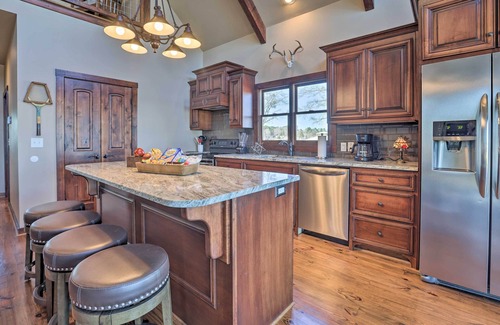 Shelby Casa | Shoreline Home w/ Boat Dock & Fire Pit in Shelby!