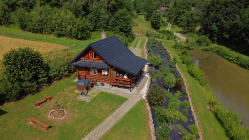 gmina Tarnowiec Casa | Siedlisko Sielska Dolina Nad Stawem luksusowy domek całoroczny z klimatyzacją