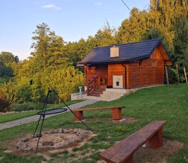 gmina Tarnowiec Casa | Siedlisko Sielska Dolina Nad Stawem luksusowy domek całoroczny z fińską sauną