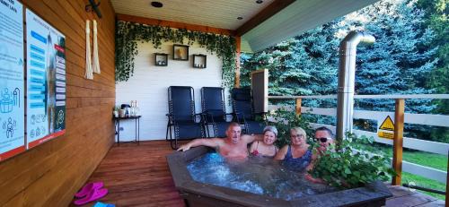 gmina odygowice Apartamento | Sielanówek - Orzechowa Chatka z sauną wanną termalną jacuzzi