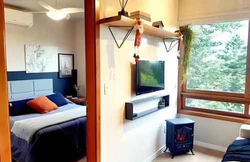 Bairro Lago Negro Apartamento | Siga Gramado - Lindo com vista! Centro a pé!