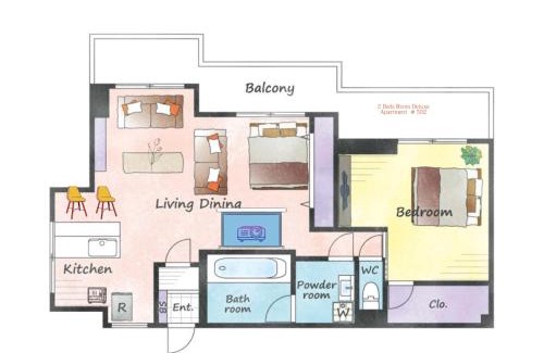 Shin-yashiki-cho Apartamento | Sign Palace サインパレス