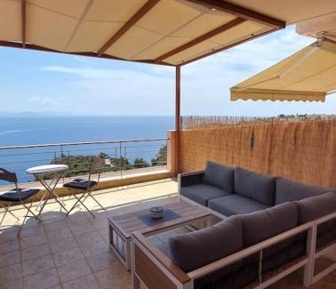 Mavrovouni Apartamento | Simply Meraki Gytheian apt with Panoramic Sea View