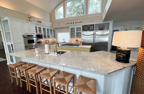 Star Harbor Casa | Simply Stunning! Elevated Lakefront Home with New Pool! Golf/Fire Pit/Dockhouse