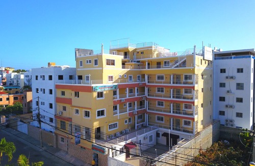 Corales del Sur Apartamento | Tropical Island Aparthotel - Estudio familiar, vista a la ciudad - Terraza