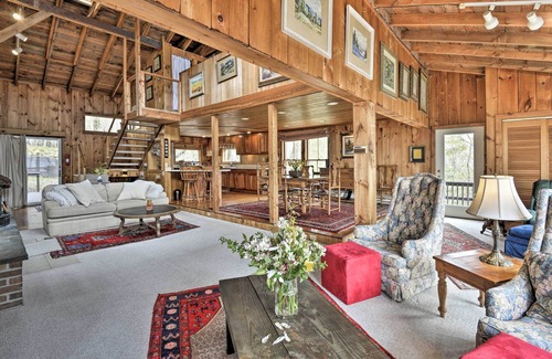 Homer Casa | ¡NUEVO! Waterfront Skaneateles Lake Inicio w / Beach!