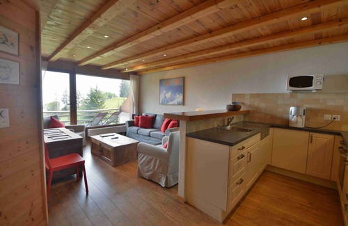 Val d'Illiez Apartamento | Ski in & out en Portes du Soleil, apartamento soleado frente a los Dents du Midi