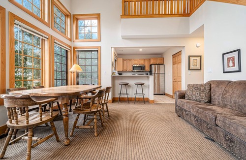 Boyne Falls Hotel | Ski-in/out condo near lifts with ski views, pool, tennis, hot tub, skiing, AC