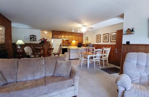 Red River Apartamento | Ski View 03 - On Main Street - WiFi - Cable - Fireplace - Trailer Parking In Back - Patio with Gas Grill