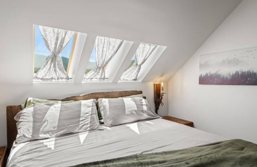 Townsend Hotel | Sky-Filled King Suite | Walk-In Shower | Private Balcony