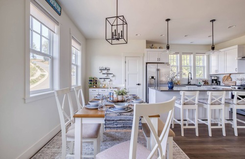 Depoe Bay Casa | Sky-High King Suite, Ocean Views, Hot Tub, Game Room, Media Room in Depoe Bay!
