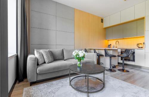 Baluty Apartamento | SKY Home- Piwna Wood -Manufaktura, Parking, Dostęp na Kod