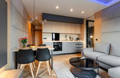 Baluty Apartamento | SKY Home- Wood Penthouse -Manufaktura, Parking, Klimatyzacja, Dostęp na Kod