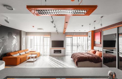 Klaipeda Apartamento | sky ORANGE jacuzzi sauna 28 FLOOR