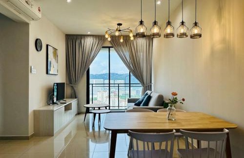 Kampung Sungai Nibong Apartamento | Sky Pool Luxury Sea View Near Penang Airport 9pax
