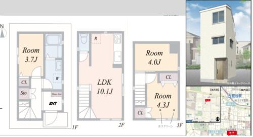 Honhaneda Apartamento | SKYE HOMEⅡ本羽田
