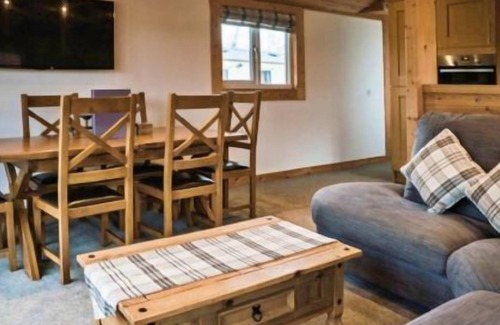 Swarland Cabaña | SkyeView - Hot Tub Lodge, en Felmoor Park, Northumberland para 6, se admiten perros