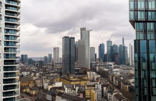 Gallus Apartamento | Skyline Blick Frankfurt - Nahe Messe