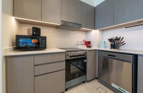 Mirdif Casa | Skyline Serenity Breathtaking Full Burj Khalifa View from a High Floor 3905