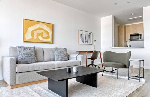 Cambridgeport Apartamento | Sleek Cambridge 1BR w/ Gym & W/D, close to Central Square, by Blueground