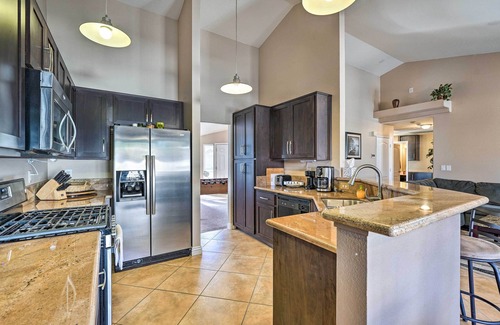 Green Valley North Casa | Sleek Vegas Home w/ Private Pool, Game Room!