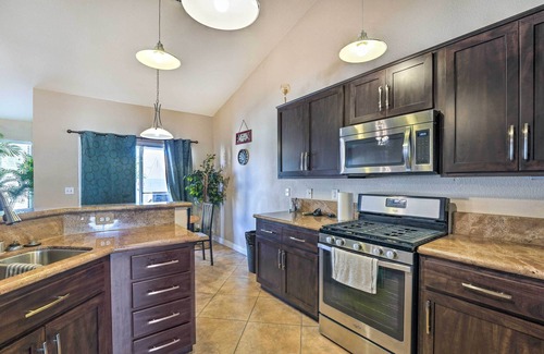 Green Valley North Casa | Sleek Vegas Home w/ Private Pool, Game Room!
