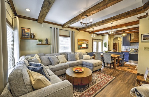 Northside Casa | Sleeps 8, hot tub, family friendly with fenced yard, arcade, fire pit