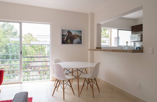 San Miguel Chapultepec Apartamento | Elegante apartamento en el distrito de arte de la galería