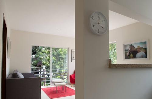 San Miguel Chapultepec Apartamento | Elegante apartamento en el distrito de arte de la galería