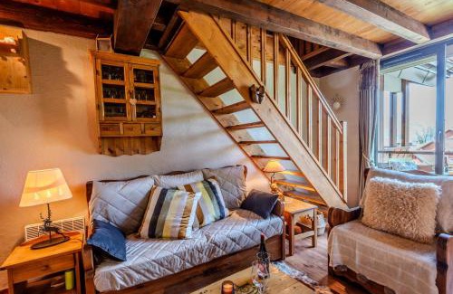 Manigod Apartamento | Slow Chalet Etale Ski in-out Duplex Mountain View Balcony & Free parking