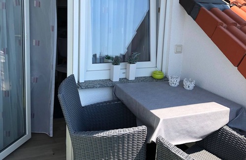 Ludwigshafen Apartamento | Pequeño apartamento de vacaciones con vistas al lago, balcón y Wi-Fi