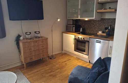 Trondheim Condominio | Small but cozy apartment in central Persaunet, parking space, private bathroom