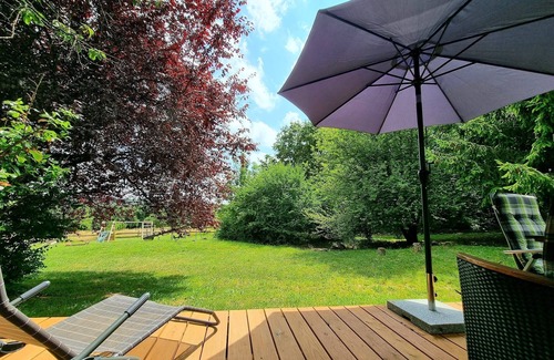 Welschneudorf Cabaña | Small country house 2D in the Westerwald. Family-friendly, pet-friendly and close to nature