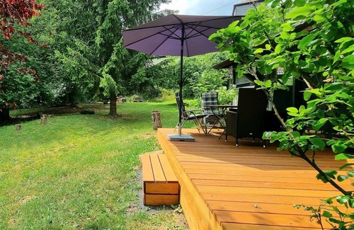 Welschneudorf Cabaña | Small country house 2D in the Westerwald. Family-friendly, pet-friendly and close to nature