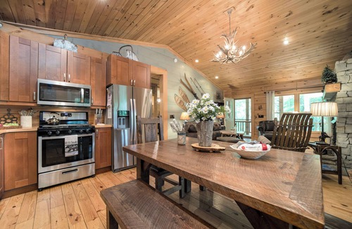 Cullowhee Cabina | ¡NUEVO! Cajeros Mtn cabina anidada en Taylor Creek