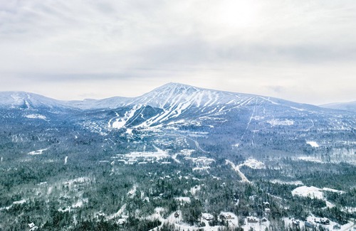 Stratton Cabina | Snug cabin in trees with fireplace & W/D near skiing, hiking, & lake - dogs OK