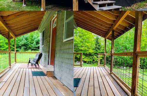 Bingham Cabaña | Snug Rustic Cottage minutes from Beautiful Wyman Lake in Moscow, ME