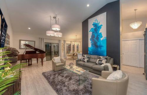 Eagle Hills Casa | Soak In Private Heated Pool In Stylish Open Plan H