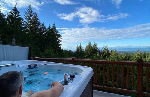 Regional District of Nanaimo Chalet De Esquí | Soaring Eagles Log Chalet