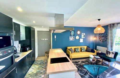 Annemasse Apartamento | SOBNB HAUT DU LEMAN 6- Magnifique appartement proche frontière av piscine