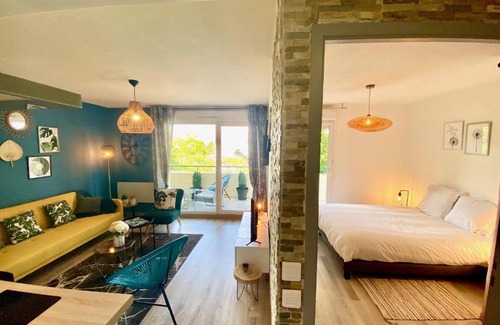 Annemasse Apartamento | SOBNB HAUT DU LEMAN 6- Magnifique appartement proche frontière av piscine